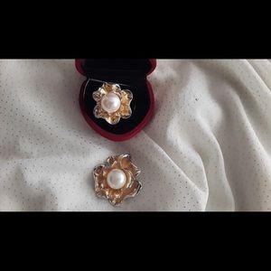 Sterling silver pendant and ring